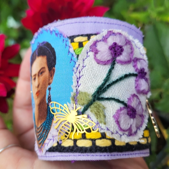 Frida Khalo Boho Cuff Bracelet - Picture 2 of 10